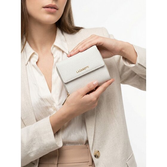 Lazarotti Billetero con cremallera de piel de Bolonia 12 cm