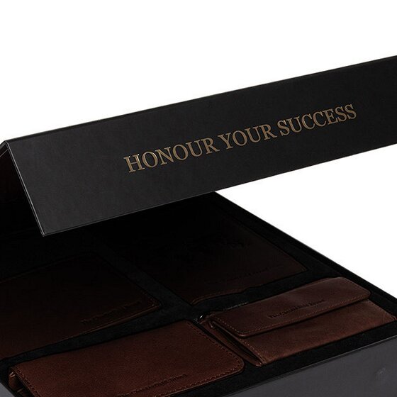 The Chesterfield Brand Set de regalo de 4 carteras de piel de 12 cm