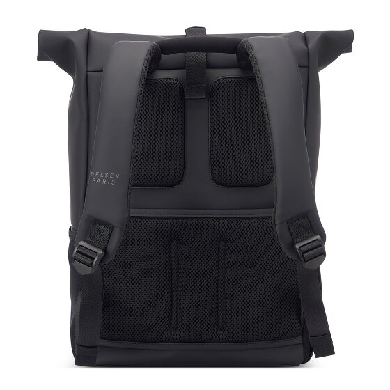Delsey Paris Turenne Soft Mochila de día Protección RFID 46 cm Compartimento para el portátil