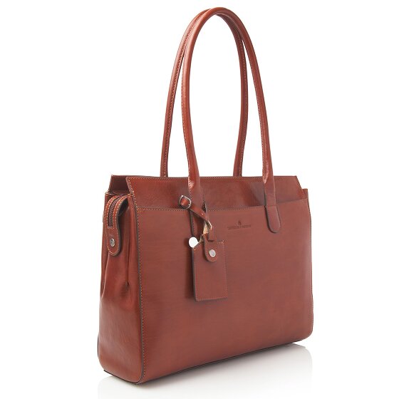Castelijn & Beerens Bolsa de hombro Ellen Piel 40 cm Compartimento para portátil