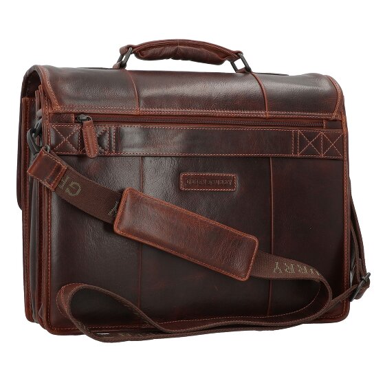 Greenburry Rugged Maletín Mensajero Piel 40.5 cm Compartimento para el portátil