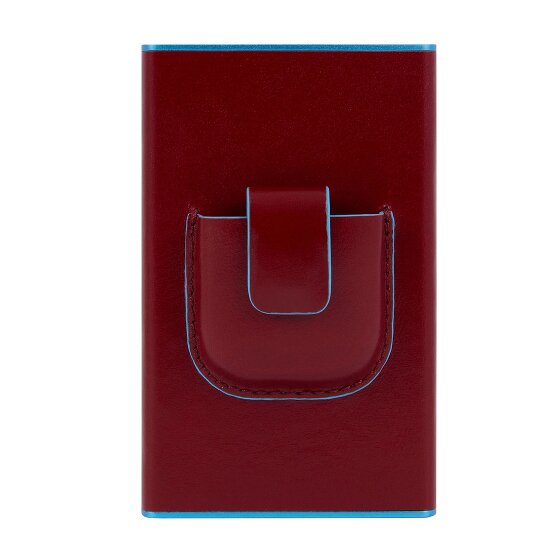 Piquadro Black Square Estuche para tarjetas de crédito Protección RFID Piel 6 cm