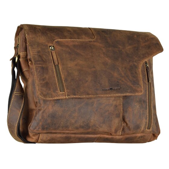 Greenburry Vintage Revolver Bolso Bandolera Piel 40 cm