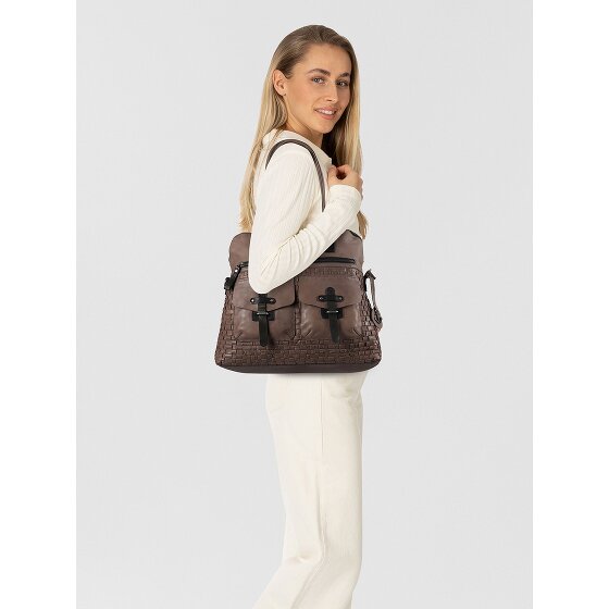 Harbour 2nd Urban Poets Alexandra-Up Bolsa de hombro Piel natural 29 cm