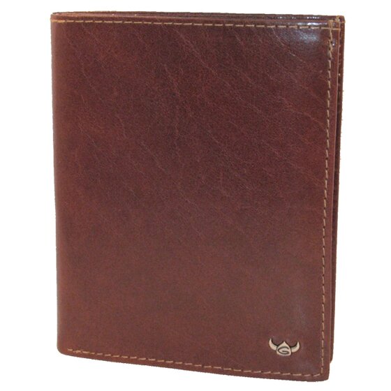 Golden Head Billetera Colorado de cuero RFID 10 cm