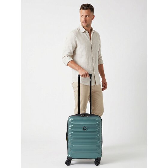 Delsey Paris Meteor 4 ruedas Trolley de cabina 55 cm Con asa expansible