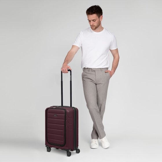 Redolz Trolley de cabina Essentials 17 de 4 ruedas Compartimento para portátil con bolsillo blando de 55 cm