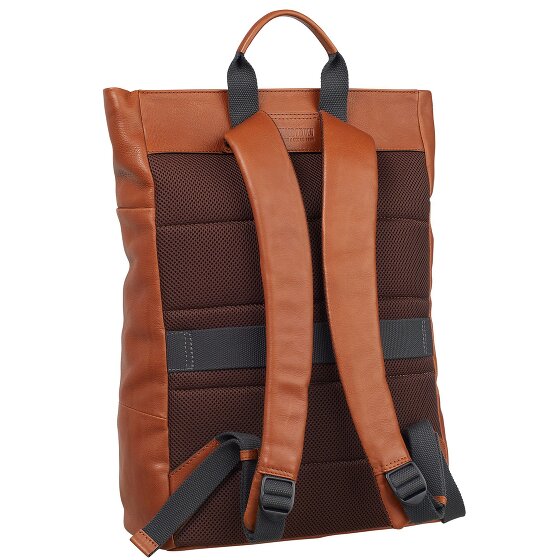Leonhard Heyden Mochila Hamburgo Piel 46 cm Compartimento para portátil