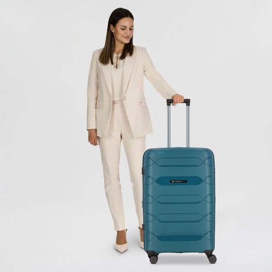 Polestream Strz by Asteroid 4 ruedas Carrito L 74 cm con pliegue de expansión