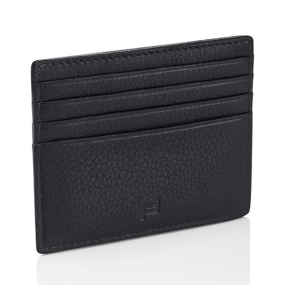 Porsche Design Estuche para tarjetas de crédito RFID de cuero de 10 cm
