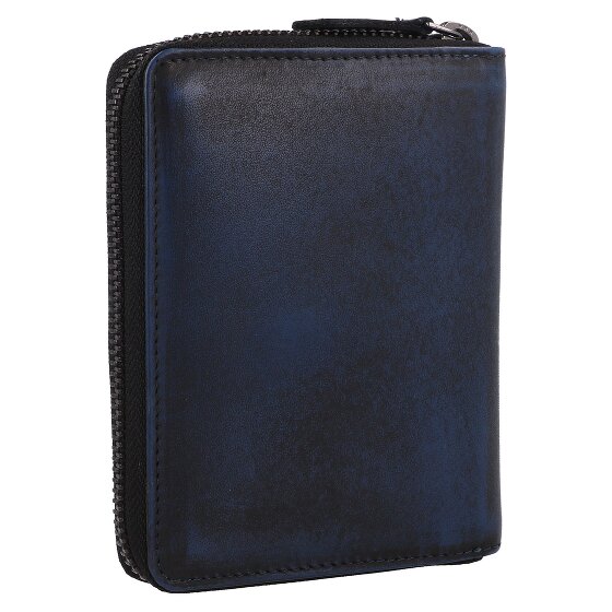 Greenburry Destressed Cartera Protección RFID Piel 13 cm