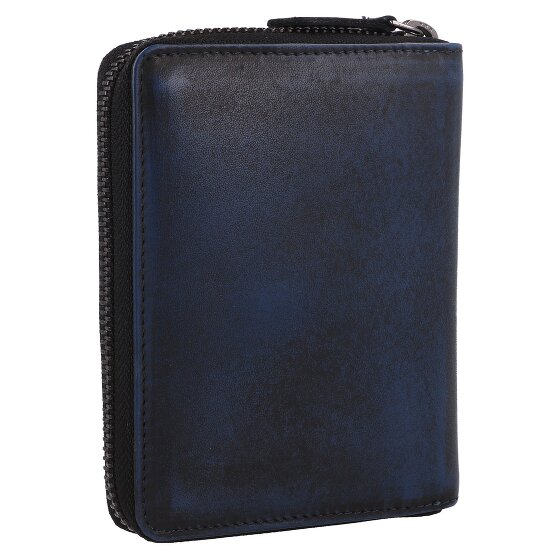 Greenburry Destressed Cartera Protección RFID Piel 13 cm