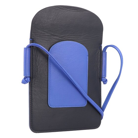 DuDu Bolsa de móvil de colores de Menorca de cuero de 12 cm