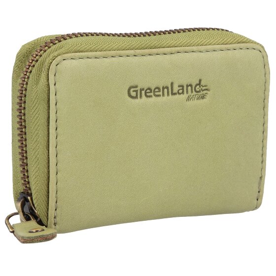 Greenland Nature Estuche para tarjetas de crédito de cuero RFID 10,5 cm