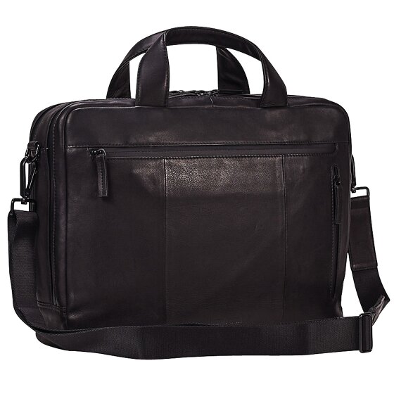 Leonhard Heyden Maletín de cuero Hague con compartimento para el portátil de 40 cm