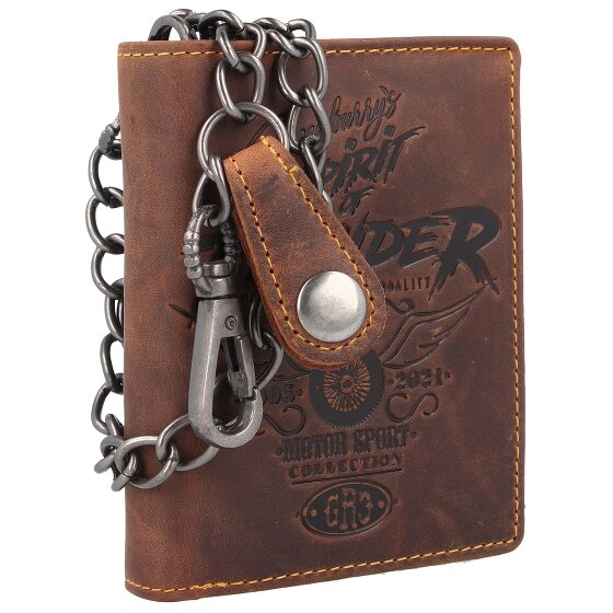 Greenburry Racing Collection Memphis Cartera de cuero RFID 10 cm