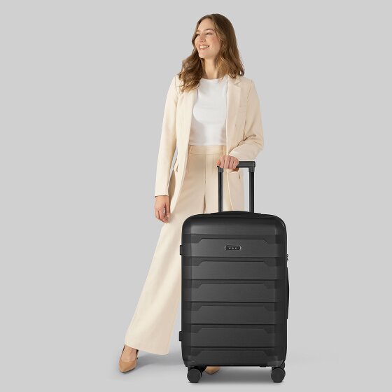 d&n South Dakota 4 ruedas Carrito M 66 cm con pliegue de expansión