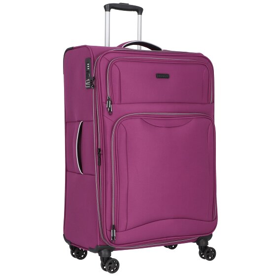 d&n Travel Line 9204 4 ruedas Carrito L 76 cm con pliegue de expansión