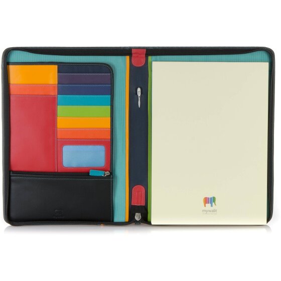 Mywalit Estuche de escritura de cuero 33 cm