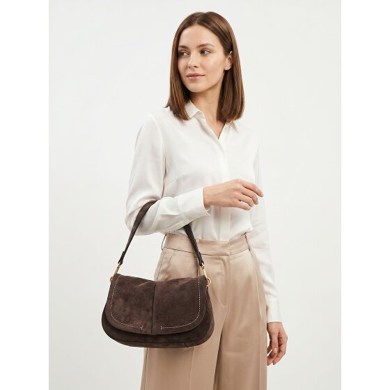 Gianni Chiarini Helena Round Bolsa de hombro Piel natural 28 cm