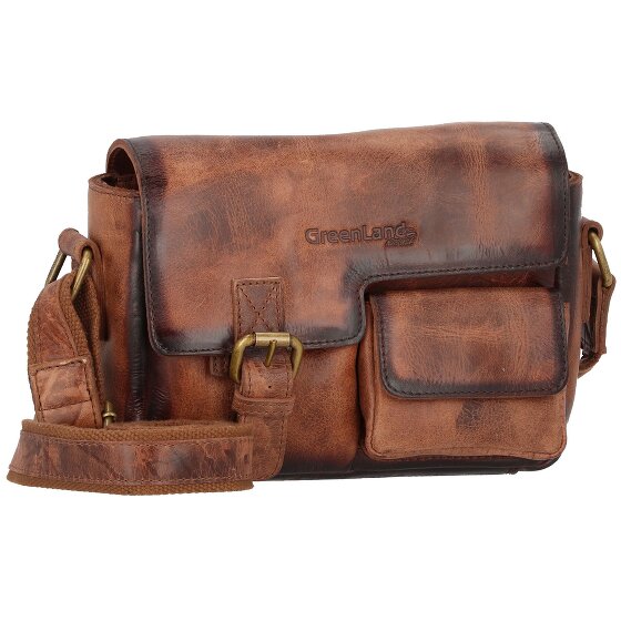 Greenland Nature Bolso de cuero Mascu & Line 23 cm