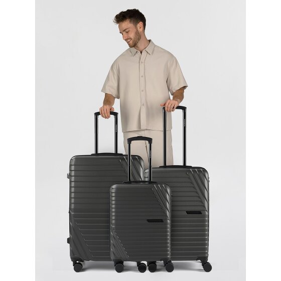 Cocoono Larnaka 4 ruedas Juego de maletas 3 piezas con pliegue de expansión