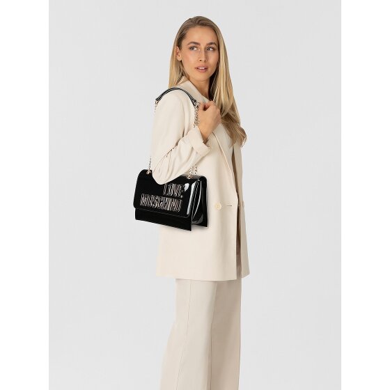 Love Moschino Enameled Logo Bolsa de hombro 25 cm