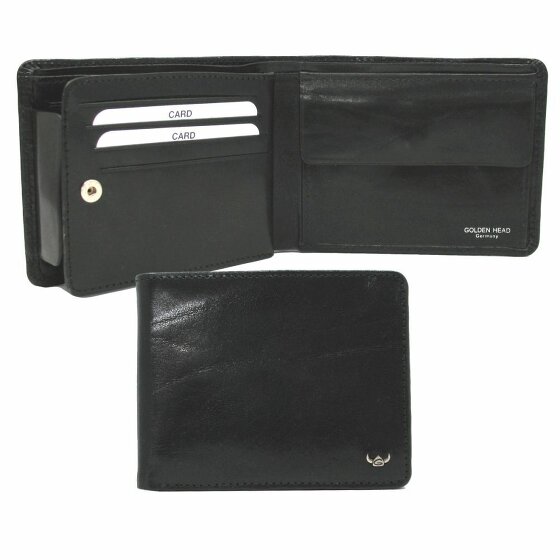 Golden Head Colorado RFID Protect Cartera de cuero 12,5 cm