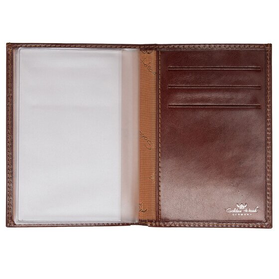 Golden Head Carnet de identidad de Colorado Funda de cuero RFID 8,5 cm