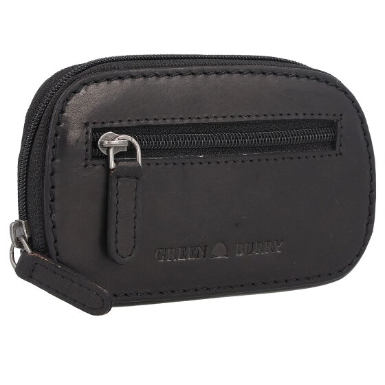 Greenburry Pure Black Cartera de llaves Piel 12 cm