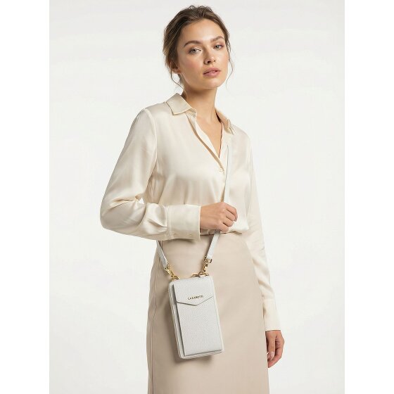 Lazarotti Bologna Cartera de piel con cremallera Funda para teléfono móvil Piel 19 cm