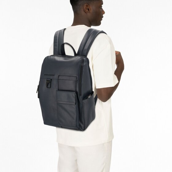 Piquadro Zaino Mochila de día Piel 34 cm Compartimento para el portátil