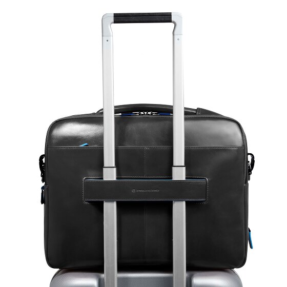 Piquadro Blue Square Maletín Piel 39 cm Compartimento para el portátil