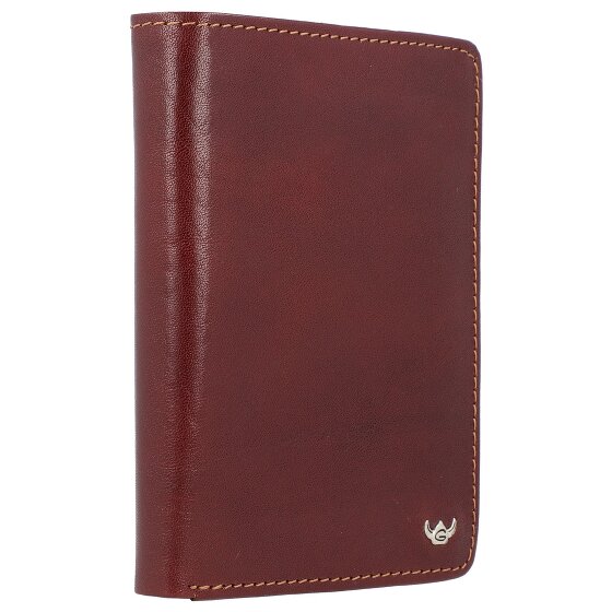 Golden Head Billetera Colorado de cuero RFID 10 cm