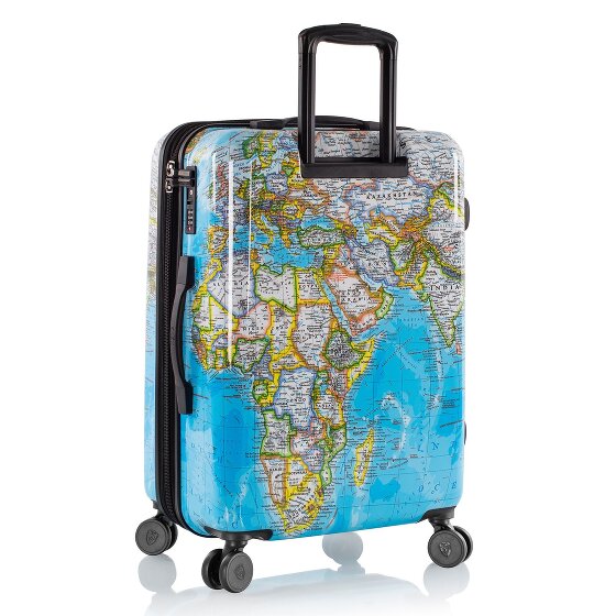 Heys Black Camo 4 ruedas Juego de maletas 3 piezas con pliegue de expansión