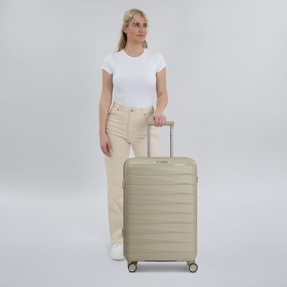 Franky London 4 ruedas Carrito M 65 cm con pliegue de expansión