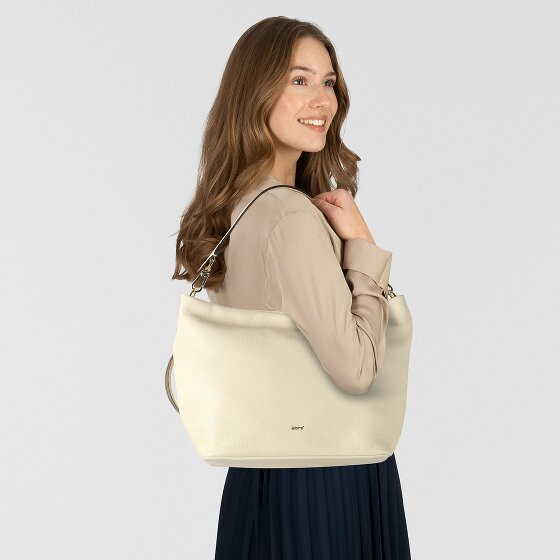 abro Ebony Bolsa de hombro Piel natural 38 cm
