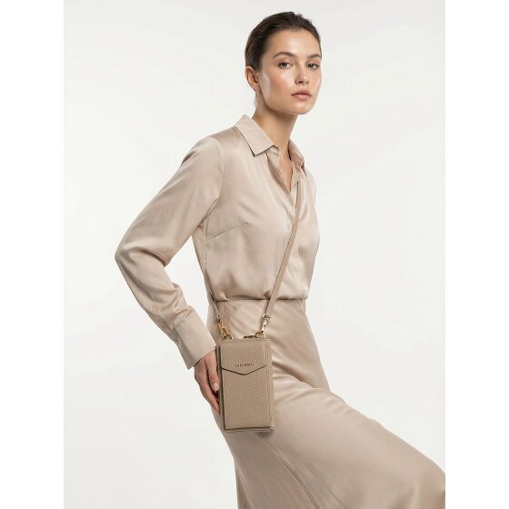 Lazarotti Bologna Cartera de piel con cremallera Funda para teléfono móvil Piel 19 cm