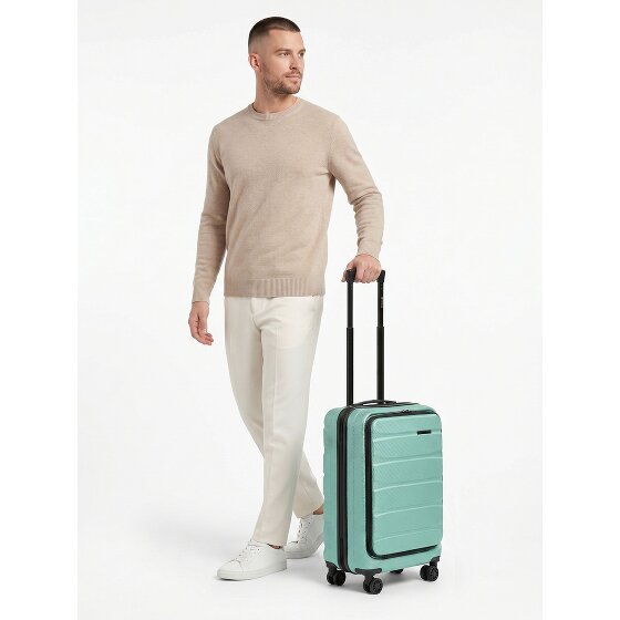 Franky Munich 4.0 4 ruedas Maletas de cabina 55 cm Compartimento para el portátil Con asa expansible