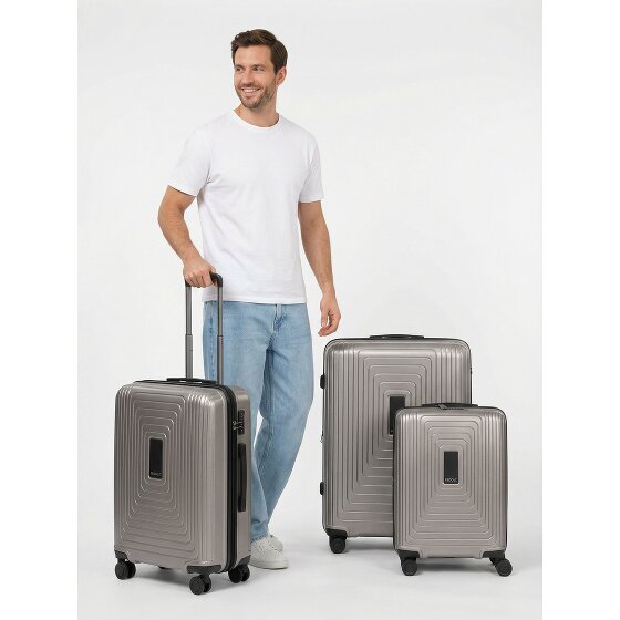 Redolz Essentials 14 4 ruedas Set de maletas 3 piezas Con fuelle expandible