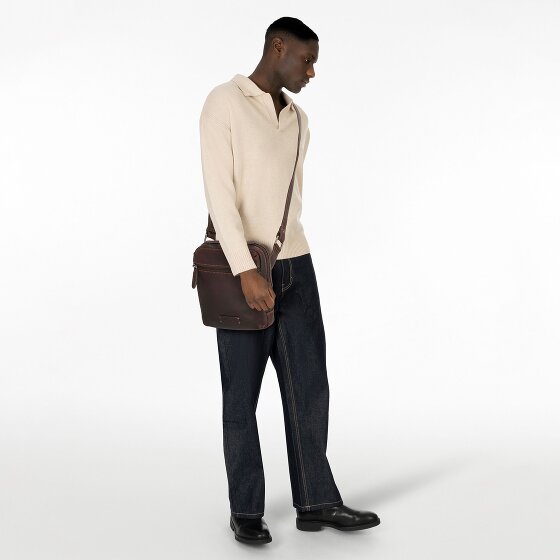 Jack Kinsky Porto Bolsa de hombro Piel 20 cm