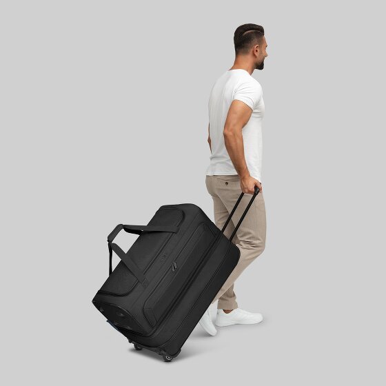 Redolz Juego de bolsas de viaje Duffle Essentials de 2 ruedas L+L con pliegue extensible