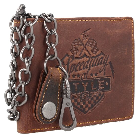 Greenburry Cartera Racing Collection Dallas de cuero RFID 12,5 cm