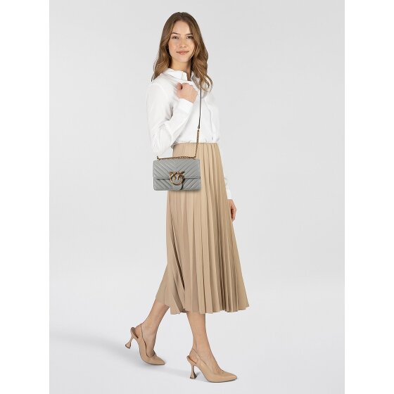 PINKO Love One Bolsa de hombro Piel 21 cm
