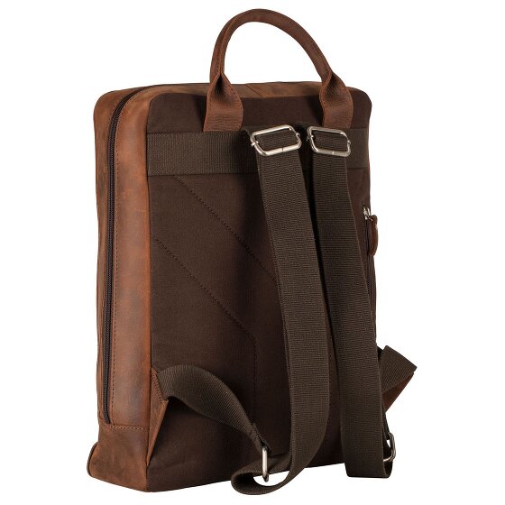 Leonhard Heyden Mochila Salisbury Piel 37 cm Compartimento para portátil