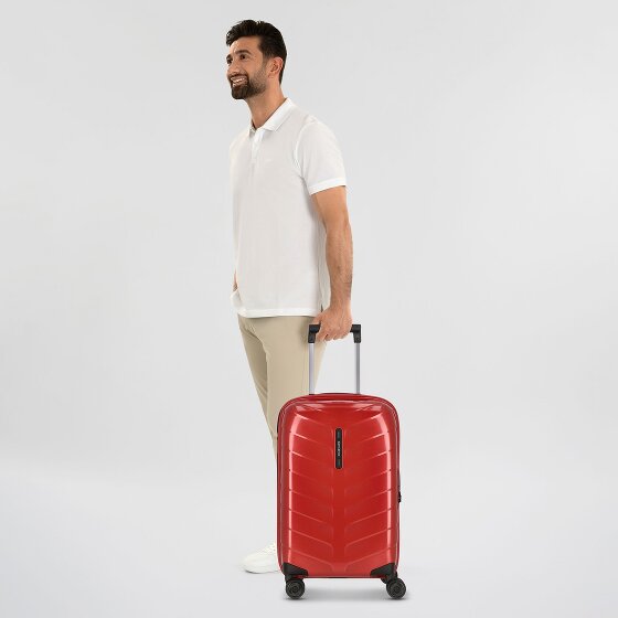 Samsonite Attrix 4 ruedas Carro de la cabina 55 cm con pliegue de expansión