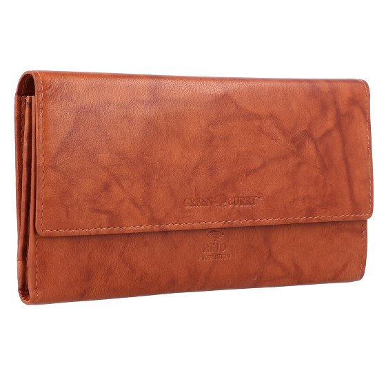 Greenburry Billetera básica de cuero RFID 19 cm
