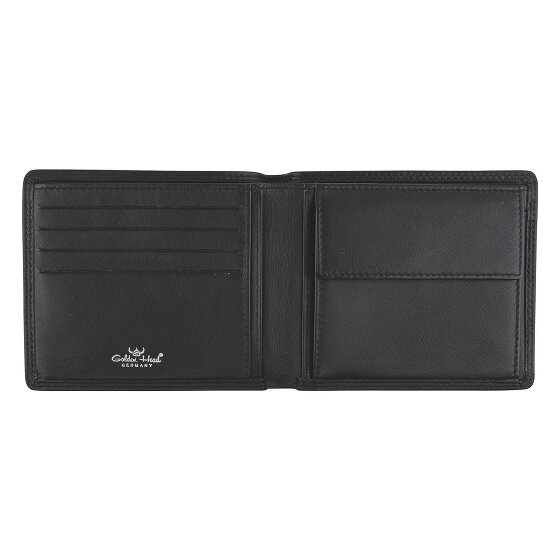 Golden Head Polo Billetera de cuero RFID 11 cm