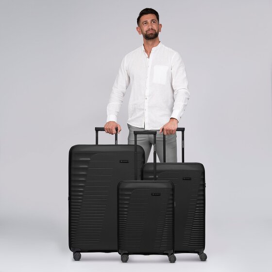 Farmhood Eco Edition 4 ruedas Juego de maletas 3 piezas con pliegue de expansión