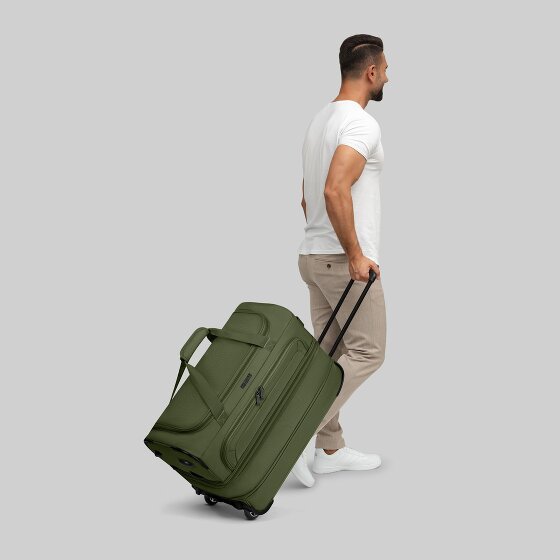 Redolz Bolsa de viaje Duffle Essentials de 2 ruedas 55 cm M con solapa de expansión